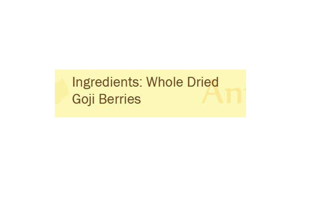 Sattvic foods Whole Dried Goji Berries    Pack  100 grams